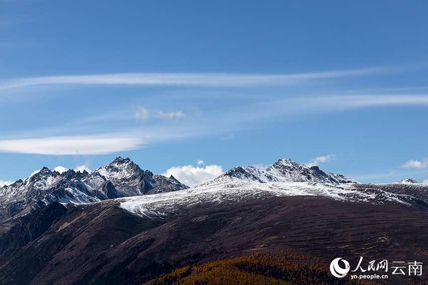 Autumn scenery at Baima Snow Mountain Natural Reserve in SW China’s Yunnan