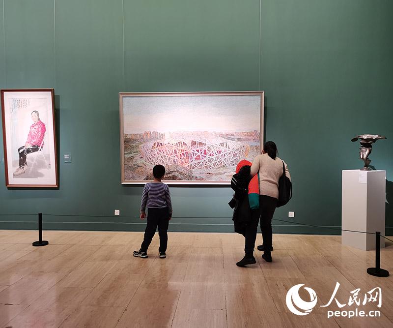 Over 160 Olympic-themed artworks now on display at National Art Museum of China in Beijing