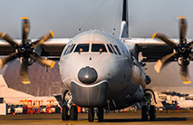 Naval aviation division carries out day-and-night flight training