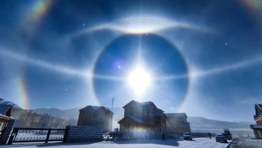 In pics: Picturesque snowy scenery captured across China