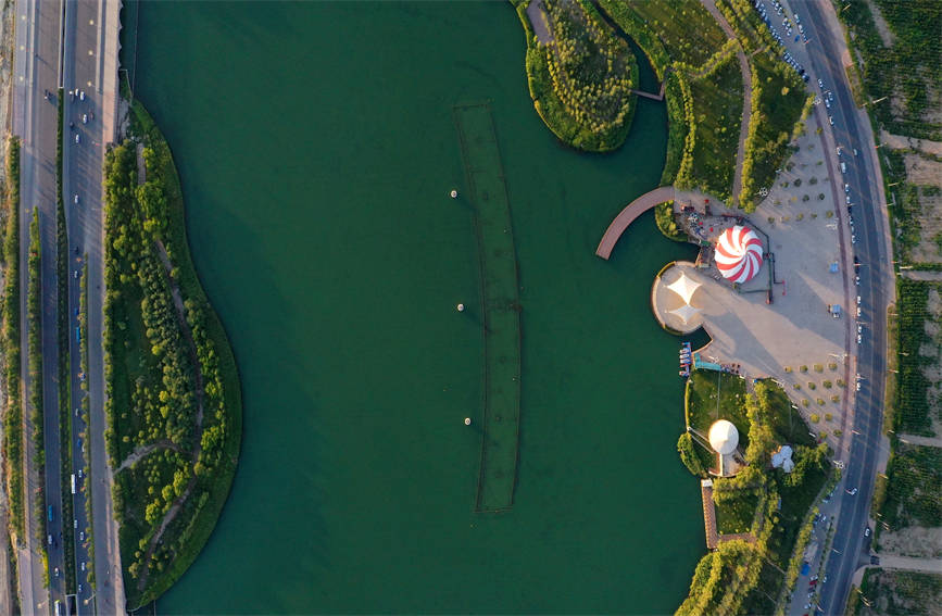 In pics: Beautiful Korla of NW China's Xinjiang in summertime