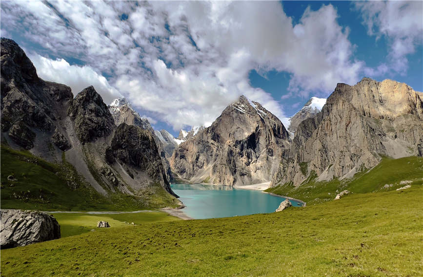 Picturesque scenery of Paradise Lake in NW China's Xinjiang