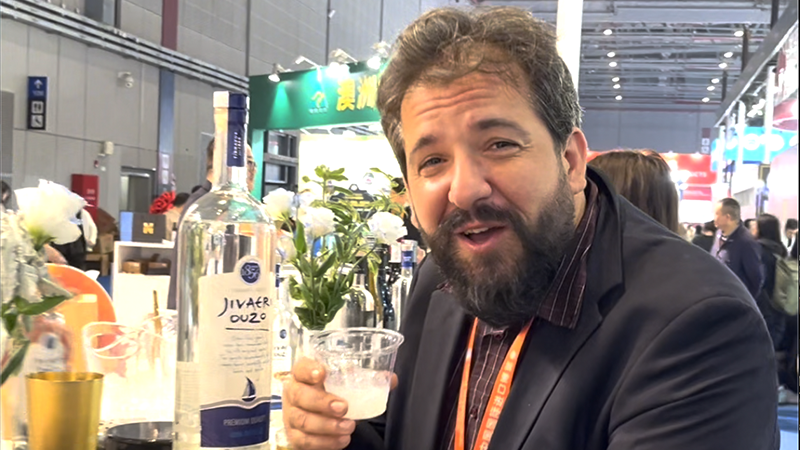 Exploring the CIIE with a Greek visitor