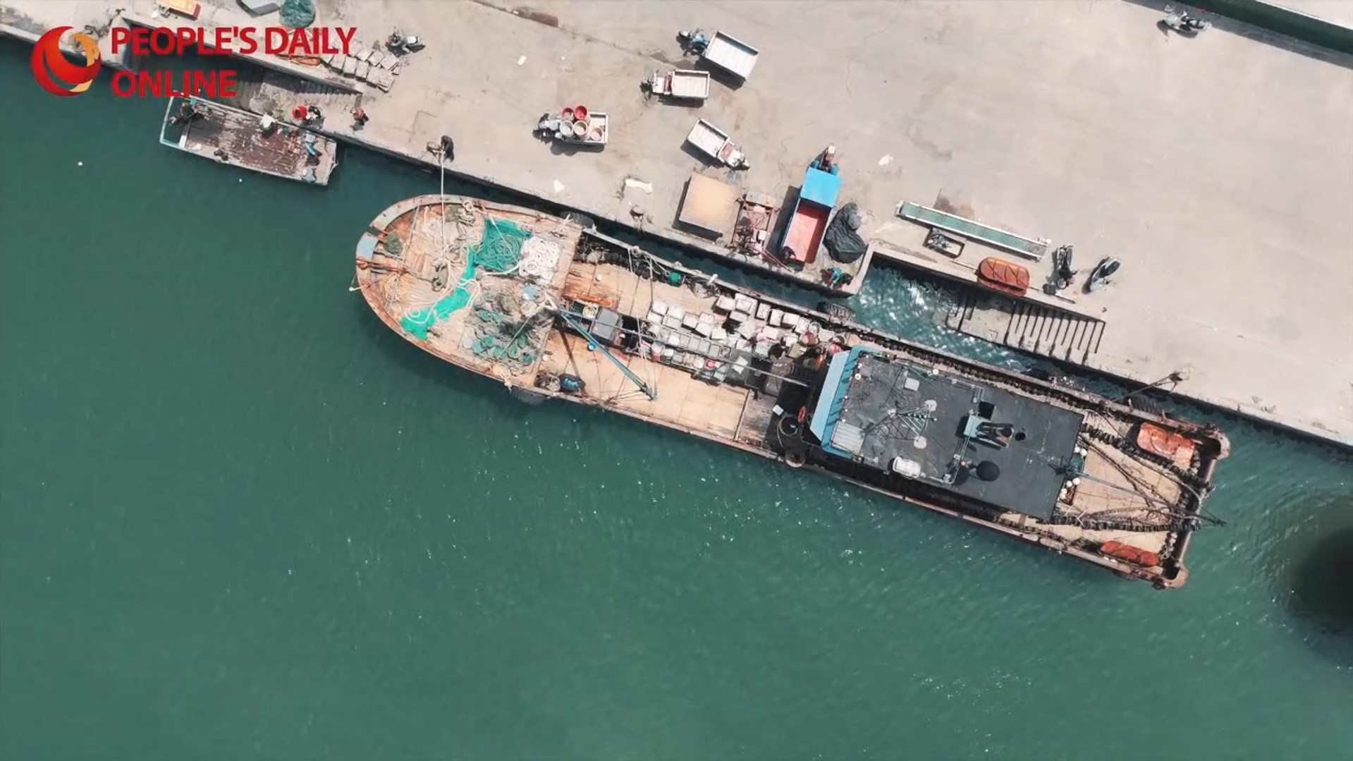 Bountiful catch brings fishermen home to Aojiao village, east China's Fujian Province