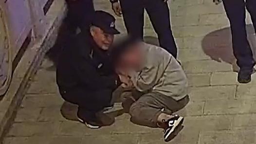 Police, bystander pull woman from bridge