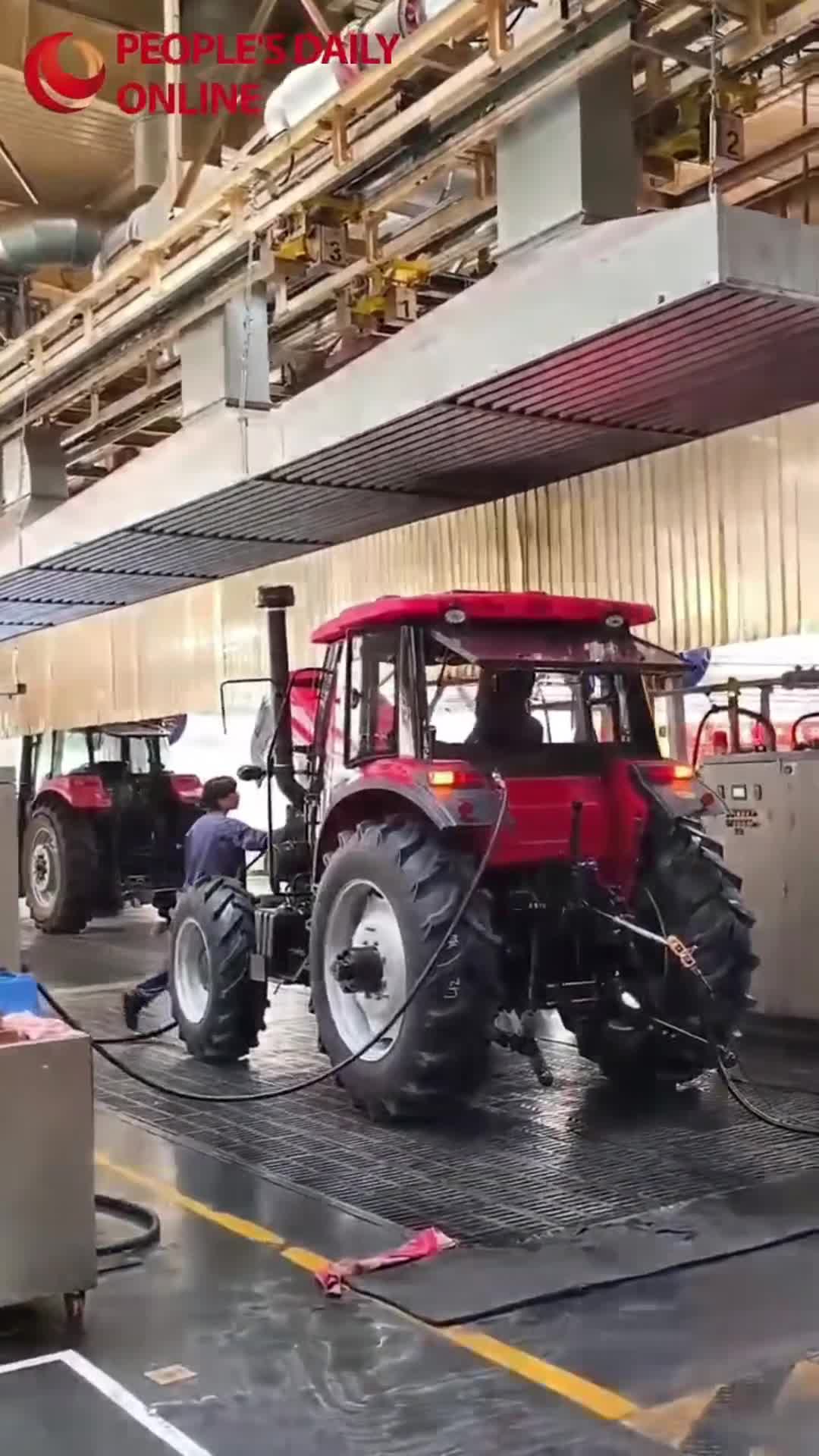Chinese tractor maker produces 1 vehicle every 3 minutes