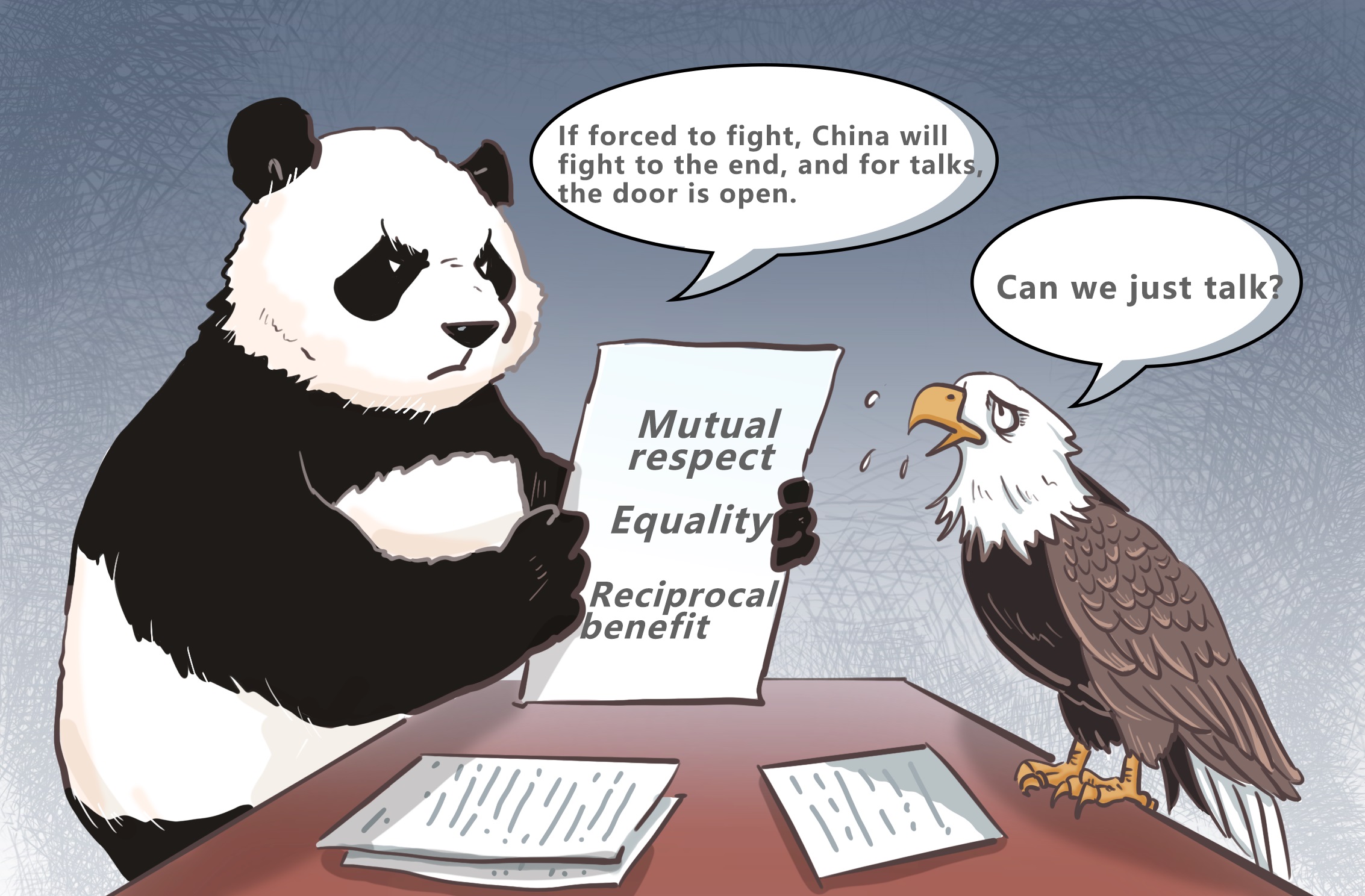 A picture's worth 1000 words | Deeds, not just words, matter