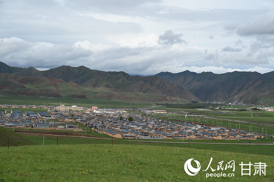 Pastoral summer scene unfolds on Sangke Grassland in Xiahe, NW China's Gansu