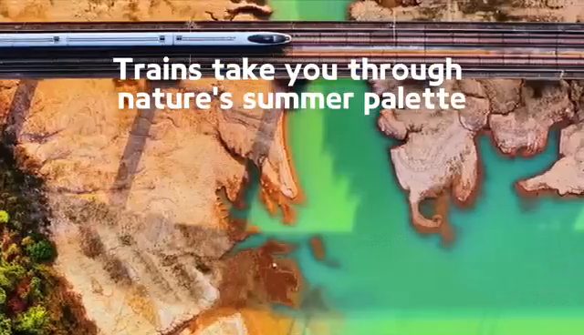 Trains take you through nature's summer palette