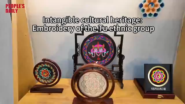 Intangible cultural heritage: Embroidery of the Tu ethnic group