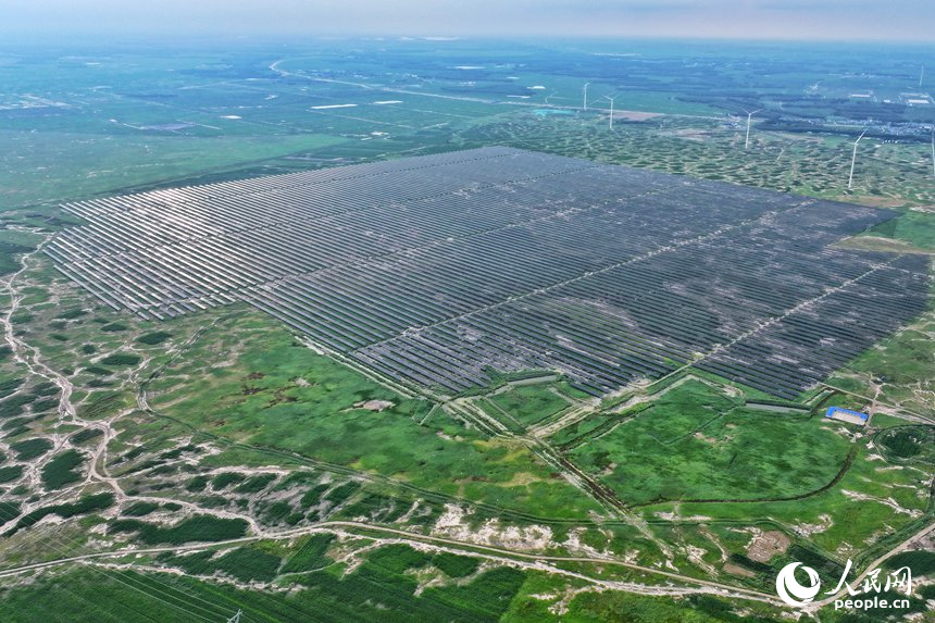 New energy projects spring up in western area of NE China's Jilin