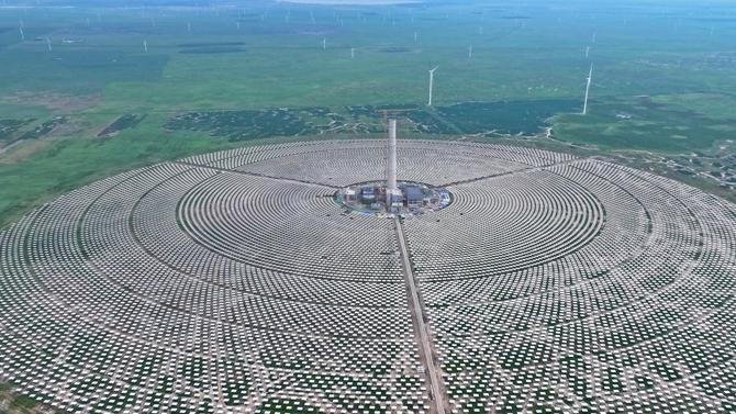 New energy projects spring up in western area of NE China's Jilin