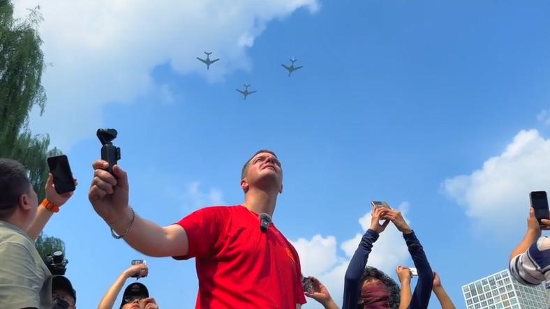 A different view of China's military parade: street level