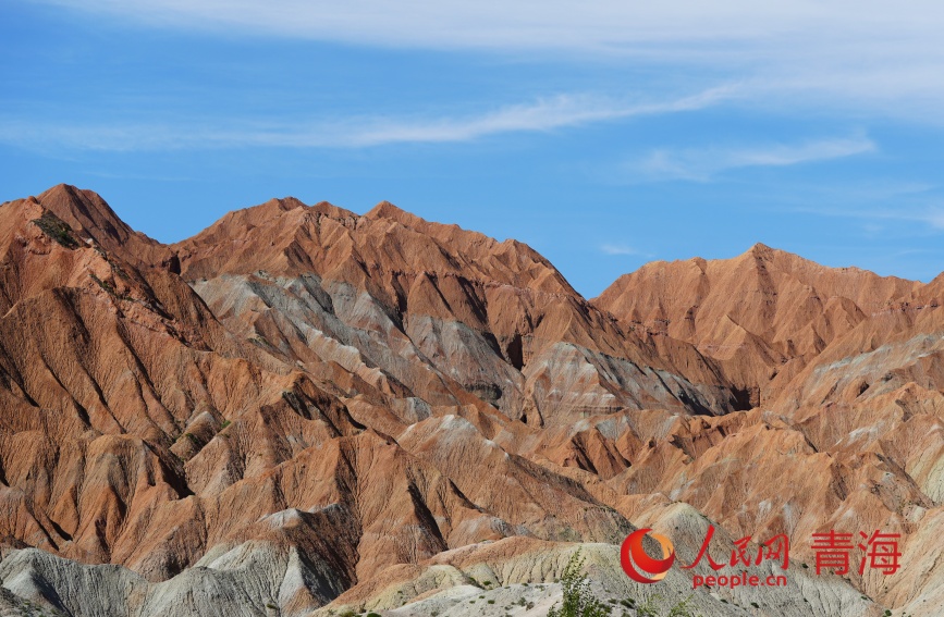 Stunning views of Danxia landform at Guide National Geopark in NW China's Qinghai