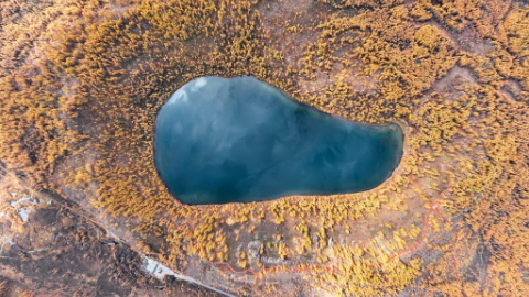 Stunning autumn scenery of Inner Mongolia, N China