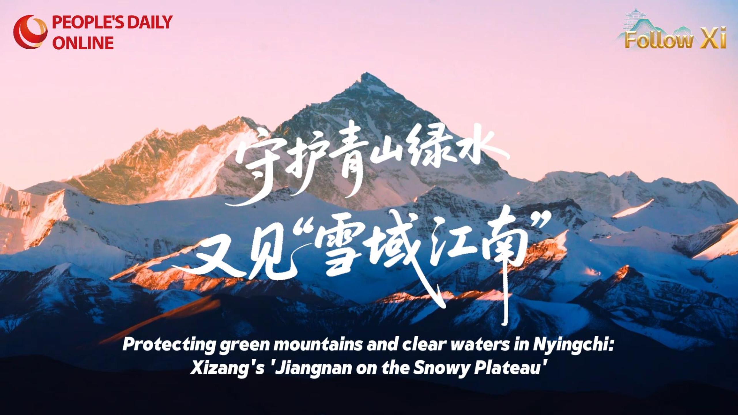 Protecting green mountains and clear waters in Nyingchi: Xizang's 'Jiangnan on the Snowy Plateau'