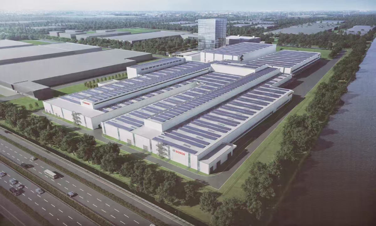 The second phase of a $1-billion investment project between Suzhou Industrial Park and Germany-based BOSCH, a major automotive technology supplier in the world, has broken ground, with operations expected to start in the fourth quarter of 2025. Photo:Suzhou Release