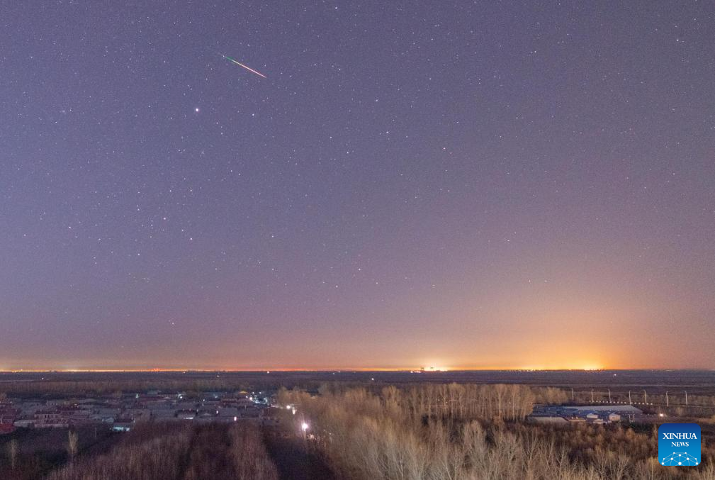 Leonid meteor shower seen in China's Heilongjiang